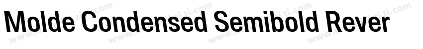 Molde Condensed Semibold Reverse字体转换